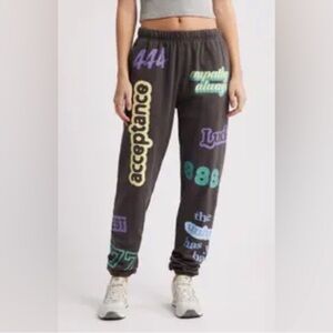 The Mayfair Group - "Affirmations" Charcoal Sweatpants